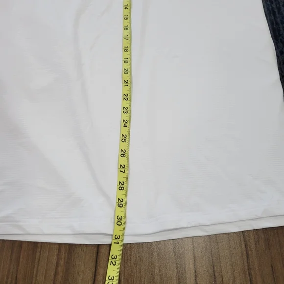 Michel Rouen Men's Performance White and Gray Quarter-Zip Pullover Size XL - Picture 6 of 10